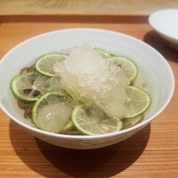 雪月花 銀座 - 冷麺　出汁が透明　