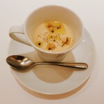リストランテ フォンタナ - とうもろこしの冷製スープ