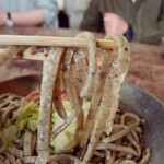 Soba Gura Tanigawa - 粗挽きらしい舌触りと強烈な蕎麦の風味が感じられる平打ち太麺（2023年3月）