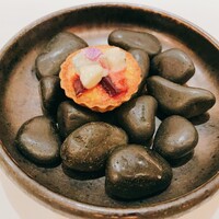 リストランテ フォンタナ - 赤蕪とゴルゴンゾーラのタルト