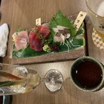 旬彩旬魚 彩り - 刺身3点盛り