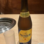 旅亭 まんぷく クロスゲート金沢店 - 瓶ビール プレミアムモルツ 800円X3