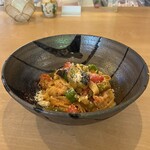 カフェドミーミー - 季節のパスタ(夏野菜とえび)