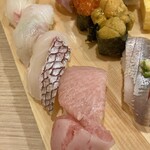 Kaisen Sushi Kaikatei - 白身の魚が多いのがイイですね♪