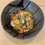 カフェドミーミー - 季節のパスタ(夏野菜とえび)
