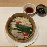 串揚げ 和が家 - 三元豚の蒸籠蒸し