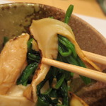 新ばし 星野 - 松茸の食感も楽しみました。