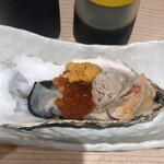 浜焼とスシ 海鮮酒場ホイホイ - 「痛風牡蠣」(1100円税込)