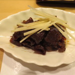 新ばし 星野 - やはり牛肉のつくだ煮は言うことありません。