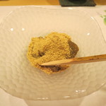 新ばし 星野 - 最後の〆もいつものようにすばらしいわらびもちで。