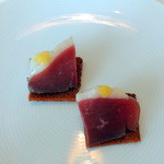 イル プレージョ - 鴨生ハムとポロネギのひと口クラッカー