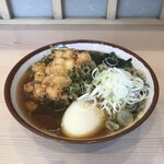 そばの神田 東一屋 - アサソバビンボー！　
      朝そば＋小柱かき揚げ！