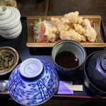 民芸茶屋 味蔵 - とり天定食　1050円