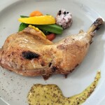 アージュ・アージュ - チキンレッグのコンフィ