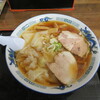 麺処あべ - ワンタンメン(極太麺）　900円