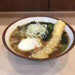 そばの神田 東一屋 - アサソバビンボー！　
      朝そば＋いか天！