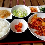 韓国ご飯 ばんげん - 料理写真:サムギョプサルランチセット