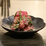 雄三郎 - 和歌山金山寺味噌と大阪レモンのなめろう