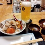 Washokudokoro Ashidaya - 冷やしおでんと生ビール
                        