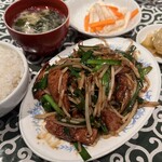 中国名菜処 悟空 - レバニラ炒め 定食