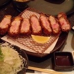 とんかつ マンジェ - 『上ロースとんかつ １００匁（もんめ）・単品』（１５３０円）～♪(^o^)丿