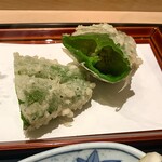 てんぷら 近藤 - ピーマン...これがまたフルーティー！