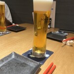 Shunsai Shushu Hitsujinohane - 生ビールで乾杯なり♪