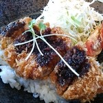 郷土料理レストラン あさしな亭 - ソースカツ丼♪アップ♪