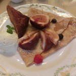 クレープリー・アルション - 2013-9イチジクのコンポートとライムのムースクレープ