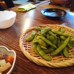 横丁 へい - 朝採れの枝豆