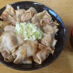 屋台ラーメン - 旨ネギ塩豚丼 750円