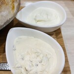 かき氷店 小桃 - マスカルポーネクリームとラムレーズンチーズクリーム