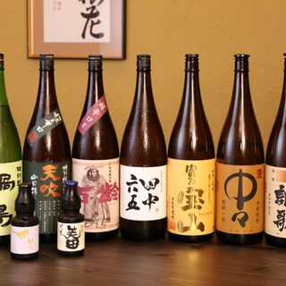 請在享用料理的同時，享用九州產的日本酒和您喜歡的啤酒。