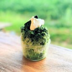 ナチュラルカフェ＋ショップ hanahaco  - 料理写真:hanahacoかき氷（抹茶ホイップ）