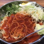 カルビ丼とスン豆腐専門店 韓丼 - 【期間限定】うま辛冷麺　アップ