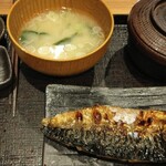 Sumibiyakiwameshidokoro shimpachishokudou - さば文化干し定食890円（税抜）