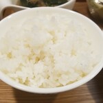 キッチン ブルー グローブ - ご飯大盛りのアップ