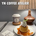 YN COFFEE ATELIER - 『濃厚バニラプリン¥650』 『COFFEE¥480』