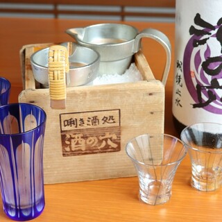 More than 100 types of sake available