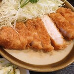 丸和 - ランチとんかつ定食（1500円税込）