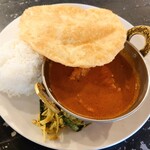 南インド料理店 ボーディセナ - カレー1種『中辛:南インドチキンカレー』（900円税込）