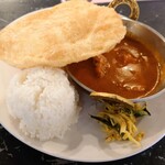 南インド料理店 ボーディセナ - カレー1種『中辛:南インドチキンカレー』（900円税込）