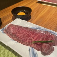 おだし 恵比寿店 - A5黒毛和牛サーロインの究極ローストビーフ 一ロ御飯と共に