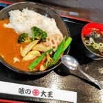 味の大王 - 揚げ野菜カレーライス