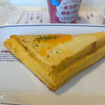 ヴィ・ド・フランス - クロックムッシュモーニングセット 550円。