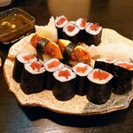 Ikko Sushi - 鉄火巻、うなぎ、もずく