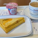 ヴィ・ド・フランス - クロックムッシュモーニングセット 550円。