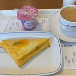 ヴィ・ド・フランス - クロックムッシュモーニングセット 550円。