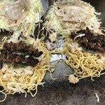 Okonomiyaki Hirano - ライスにうなぎ肝焼きをオン