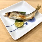 丸峯 - 天然あゆ塩焼 1200円